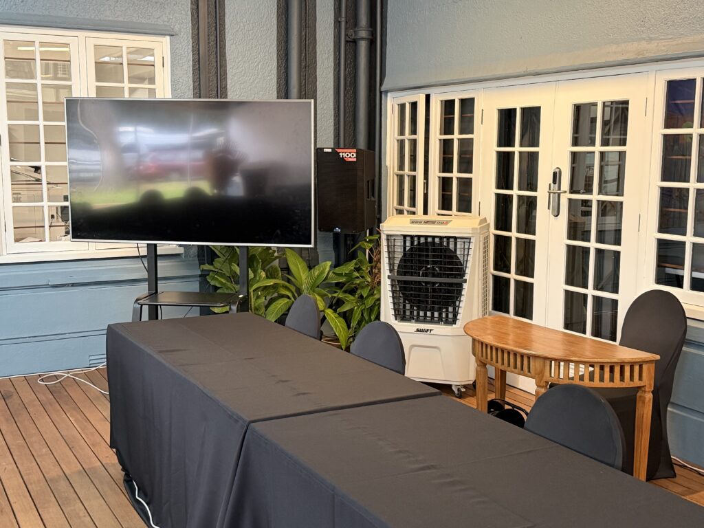 Indoor cooling solutions at Consulate General of Indonesia event