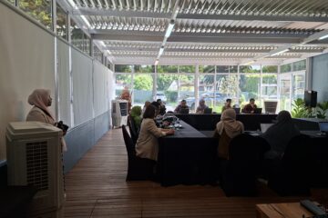 Indoor air cooler setup at Consulate General of Indonesia Cape Town