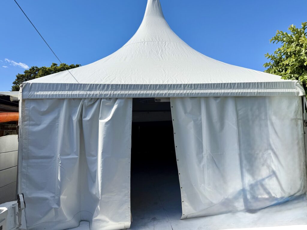 Indoor tent cooling for engagement party by Chill Out Air Cooler Rentals