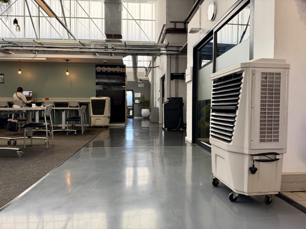 LaunchLab Conference Cooling Stellenbosch supplied by Chill Out | Air Cooler Rentals