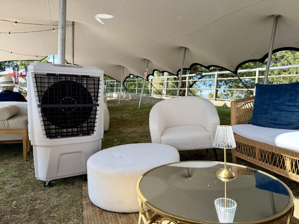 Stretch Tent Cooling Paarl using Evaporative Air Coolers