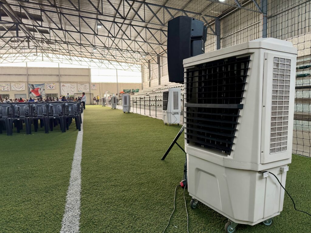 SASSA Event Indoor Cooling supported with Evaporative Air Coolers
