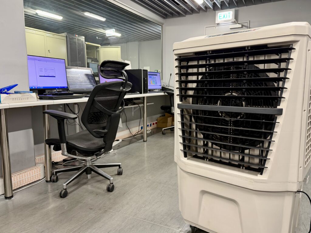 Temporary cooling solution in PRASA server room Cape Town