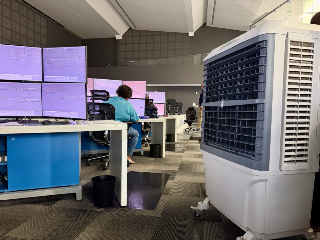 PRASA Indoor Office Cooling using Evaporative Air Coolers