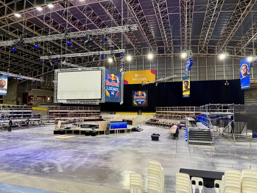 Event cooling Cape Town at Bellville Velodrome for e-sports tournament
