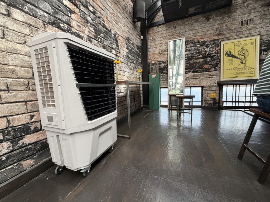 Evaporative Air Coolers installed at IDIDTHAT HOUSE at The Electric, District Six, Cape Town